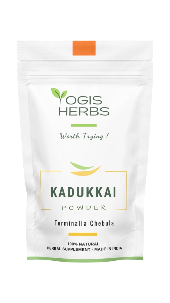 YOGIS HERBS Kadukkai prašek (terminalia Chebula/Haritaki) 1 Lb svež in čist 1 funt (paket po 1)