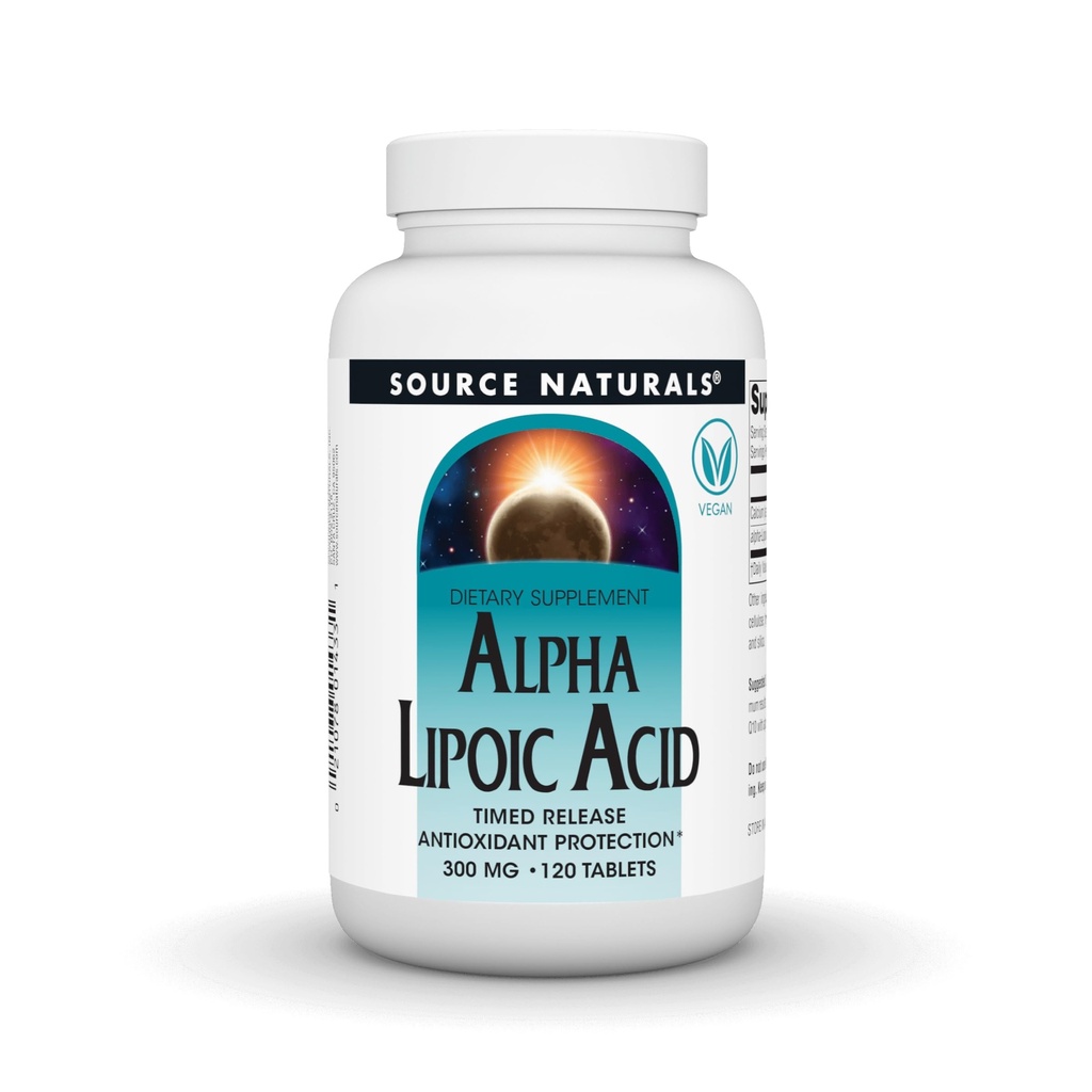 Vir Naturals Alfa lipoična kislina, čas sprosti antioksidant zaščito* - 120 čas release tablete