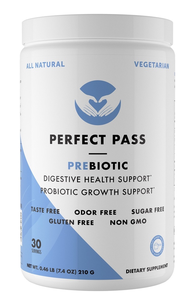 PERFECT PASS Prebiotični PHGG Delno hidroliziran guar gumi 210g prašek - 100% naravni brez gluten ne GSO - Certified Kosher vegetarijanski sladkor brez