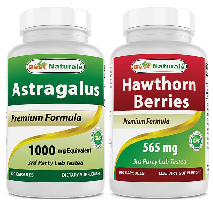 Best Naturals Astaksantin 12mg & Hawthorn Berry 565 mg