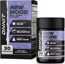ONNIT Novo Mood Dnevna podpora Stress Kapsule, IGENTM Non-GMO Tested, Sleep and Mood dodatek za moške in ženske, Dnevni Stress upravljanje Kapsule, 30 Število