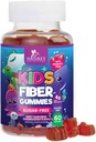 Otroci Fiber Gumies 4g – Prebiotične Fiber dopolnilo za digestivno zdravje, Rednost & Imunska podpora – Sladkor brez & rastlin na osnovi Fiber – Naravni malina Okus – Vegan, Gluten-free – 60 Gumies