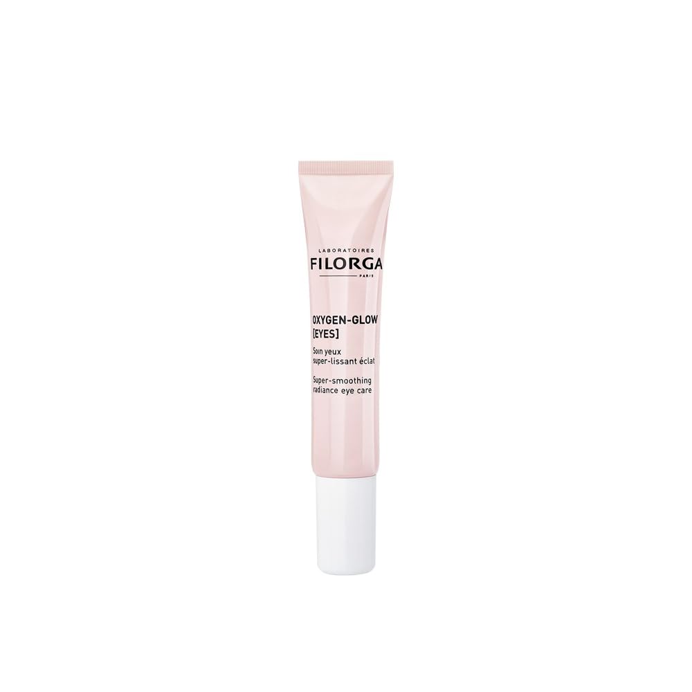 Filorga Kisik-Glow Super glajenje oči krema, združuje hialuronske kisline in encime za hitro dnevno zdravljenje utrujenih oči, Puffiness, in temnih krogov, 0,5 Fl Oz (Pack po 1)