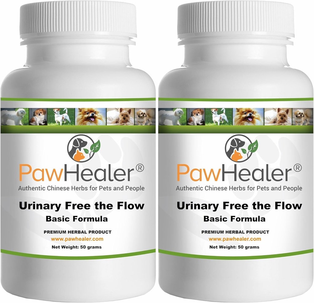 Brez urina Pretok - Bladder kamenčki Psi - 2 paket - Naravni Remedy kamen Preprečevanje pri psih - 50 Gram/ea - Herbal prašek - Zmešajte v hrano