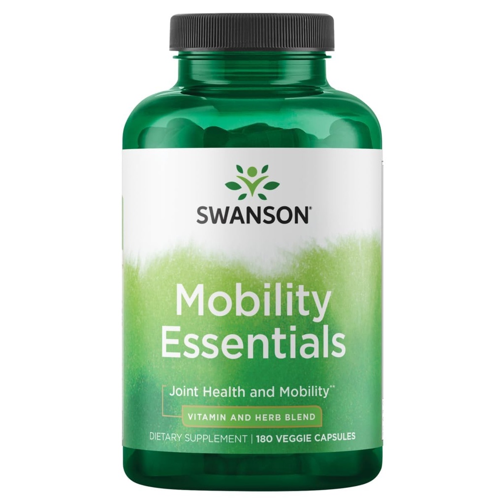 Swansonova mobilnost Essentials 180 Veg kapsule