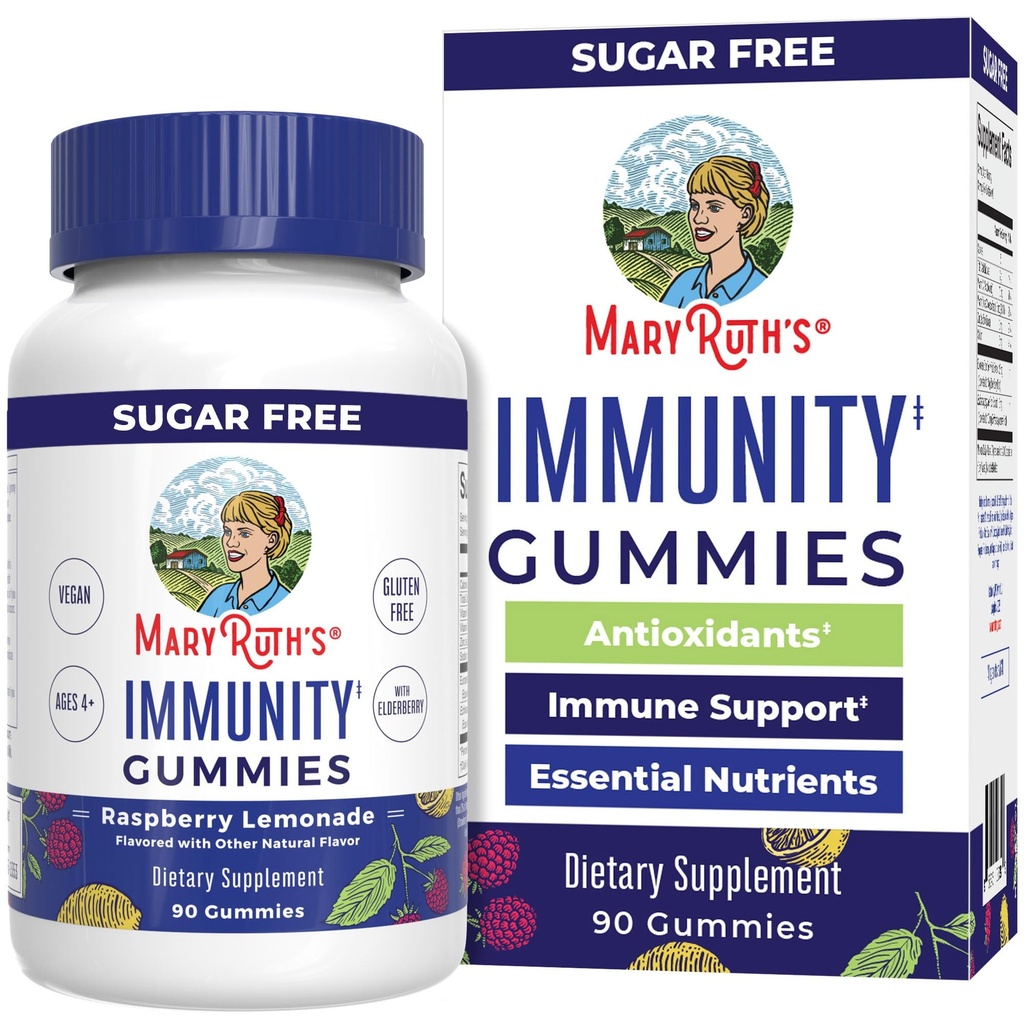 MaryRuth Organics Sugar Free Imunity Gumies 