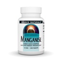 Vir Naturals Manganese, Aminokislinski kelat - Podpira proizvodnjo energije - 250 tablet
