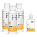 LyteLine LyteShow Sugar-free Electrolyte dodatek, 3 Pack, 120 Serving - Keto prijazno, cink in magnezij za hitro rehidracijo, vadba, okrevanje mišic in energijo - Vegan