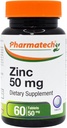 Cink 50 mg, Imunska podpora dodatek, Elementarni Cinkov kelirani glukonat, mineralni antioksidant za zdravje ljudi in žensk, Akne, enostaven za požiranje, 60 tablet