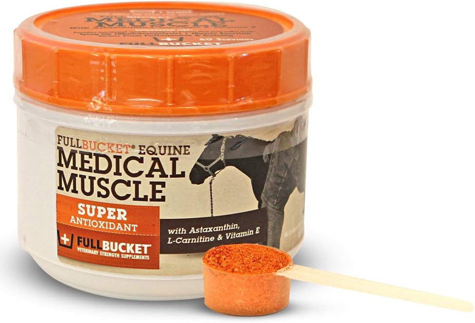 FullBucket Equine Medical Muscle Recovery – Athletic Muscle Recovery konj zmogljivosti dodatek