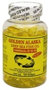 Golden Aljaska globoko morje Omega-3-6-9 ribje olje 1000mg 100 softgels