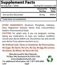 cinkov glukonat 50 mg in vitamin B12 6000 μg
