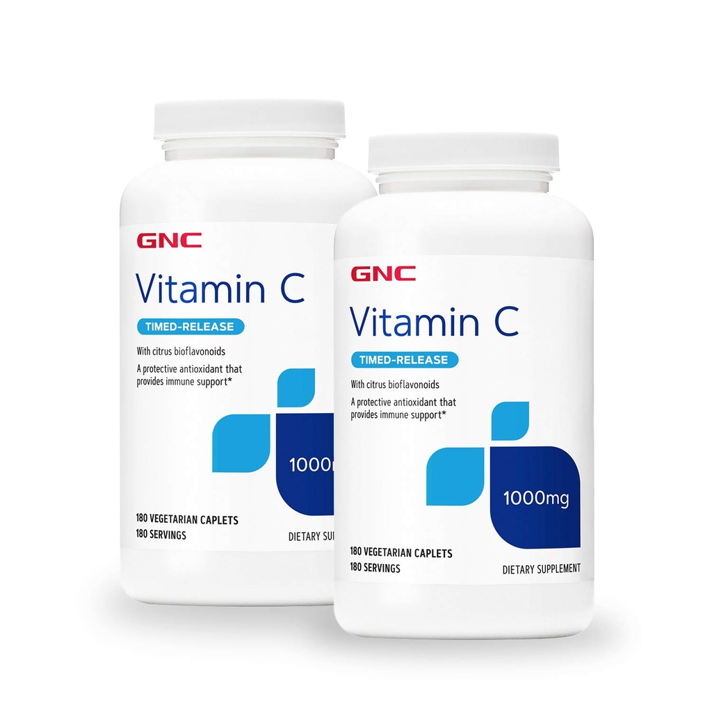 GNC vitamin C časovno release 1000 mg – pakiranje po dvojčici