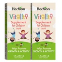 HERBION naravna Vitalnost dodatek za otroke, spodbuja rast in apetit, sprošča utrujenost, izboljšuje duševno in telesno zmogljivost, za otroke 1 leto in več, 5 Fl Oz (Pack of 2)