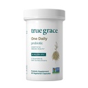 True Grace One Daily Probiotic - 60 Vegetarijanske kapsule - 90 milijard CFU - Gut, Prebavne in imunske zdravstvene podpore Mešanica s prebiotično Fiber - Gluten & Soy Free - 60 Služabniki