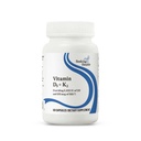 Iskanje zdravja Vitamin D3 + K2 - Imunski sistem in podpora za zdravje kosti z vitaminom D3 (Cholekalciferol) in vitaminom K2 (Menakinon-7) - Vegetarian Vitamin D & K dodatek - 60 kapsul