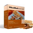 BestMed - Visoke beljakovine Nutrition Bar - Nizki ogljikovi hidrati, 15g proteini, nizek sladkor, nizko kalorično, obrok nadomestek Bar (Cinnamon, 1 Box - 7 Count)