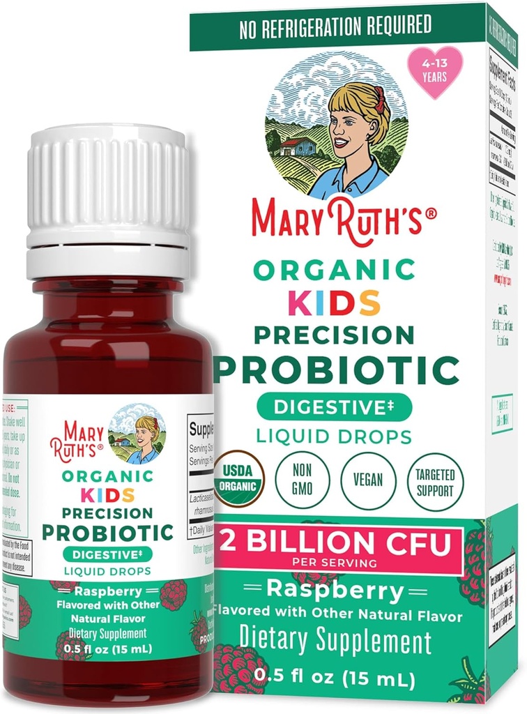MaryRuth Organics USDA Organic Liquid Kids Probiotične kapljice 