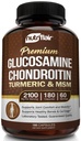 NutriFlair Glukozamin Chondroitin Turmeric MSM Boswellia, 180 Kapsule - Joint Comfort dodatek - naravne in ne-GMO - antioksidant tablete - podporo nazaj, kolena, roke, sklepi, kartilaža