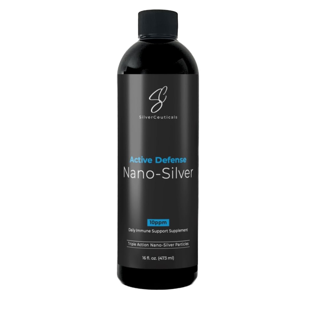 Colloidal Silver w/Nano Technology - 10ppm 16oz - 8X Več učinkovite - Naravne imunske podpore - Save The Bolan Days - Age 5 & Up - Outperforms Višje PPM Silvers - Brez okusa in vonja - 3. stranka testiran