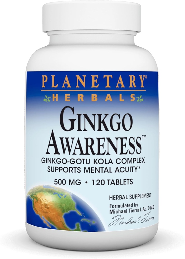 Planetarne zeliščne tablete Ginkgo