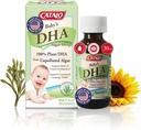 CATALO Baby’s Algee DHA kapljice - rastlinsko osnovana Omega-3 dodatek za dojenčke - Brez ribjega olja, brez umetnih dodatkov - Enostavno za uporabo Tekoči DHA dodatki - 30ml (1 fl oz)