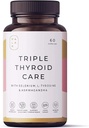 Palak Opomba Midety Triple Thyro Care - Selen, Sea Kelp, L-Tirozin, cink, Ashwagandha, B1 (paket s 60 kapsulami)