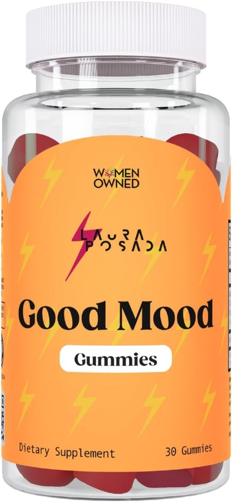 Laura Posada Mood Support Gumies Saffron Supplement 30 Count 100% Natural 