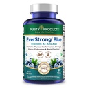 Izdelki za čistočo EverStrong Blue Strength Building + Brain Boosting w/Muscle Matrix Mešanica ft Kreatin monohidrat + več, ČistostBlue Organic Blueberry Complex, 1000 IU Vitamin D3-90 Tablete