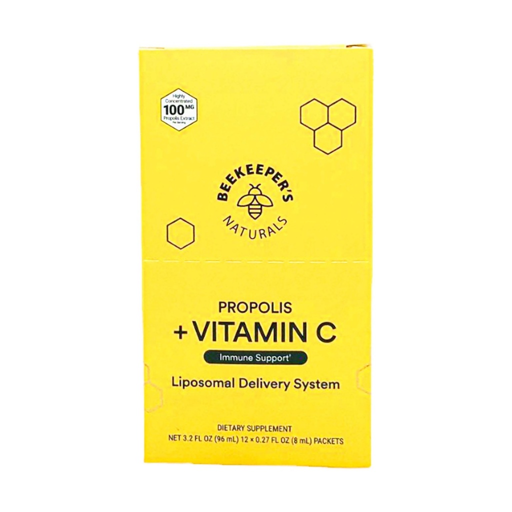 Čebelarji Naravoslovni liposomski Propolis z vitaminom C 12 Count, 0,27 Fz