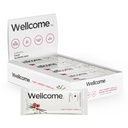 Wellcome Tart Cherry Vanilla Marine Colagen Protein Bar z Ashwagandha in L-Theanine - Adaptogene prigrizek Bar - Dairy Free Health Bar za funkcionalni aktivni življenjski slog (Pack of 12)