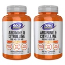 Arginin in citrulin 500/250 mg - 120 kapsul (2 pakiranji)