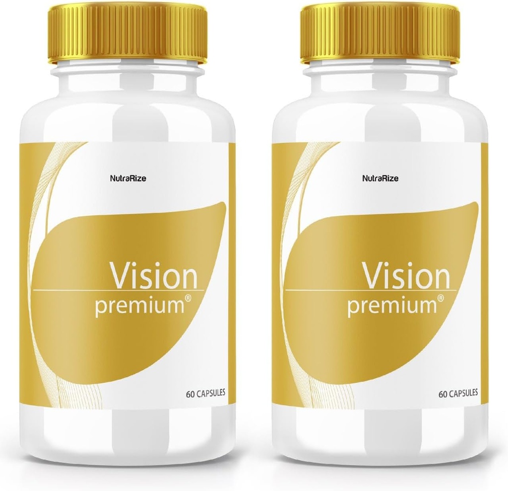 (2 paket) Vision Premium, Premium Podpora za oči, Vision Premium za izboljšanje koncentracije in osredotočenosti, Vision Premium Vse naravne tablete za zdrave oči, VisionPremium Reviews (120 kapsul)