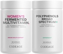 Codeage Imunska podpora Multivitamin za ženske + antioksidanti paket