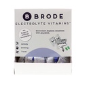 Brode Electrolyte Vitamin - Prenosni zero-Sugar Electrolyte tablete - za šport, nočno življenje, Jet Lag, 5 Essential Electrolytes + 9 Vitamini 100-Packets