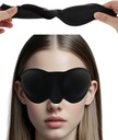 Vlažna komorna stekla za suhe oči Relief, 3D silikonske hidrativne spanje Goggles z mehko in udobno, Sleep maska za uporabnike CPAP,Nastavljiva trak