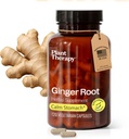 Rastlinska terapija Ingver Root Kapsule, proizvedene v ZDA 4 Mesec Oskrba pomirja razburkane trebuhe, podpira prebavnega imunskega zdravja, Potent Extract dodatki za ženske in moške 120 Vegetarian kapsule