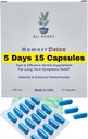 -5-Dan 15 Kapsule, Fast & Long-Term Relief, Natual Herbs Formula Remedy, Naslov Koren vzroki hemoroidov.