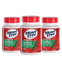 Move Free Advanced Glucosamine Chondroitin MSM Skupni dodatek za podporo, Podpira mobilnost Flexibility Comfort moč in kosti - 120 Število (Pack 3)