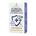 LifeSeasons Clinical Immunity - Elderberry Drink Mix - ščiti in bori za zdrav imunski odziv - Imunity Booster - 3X bolje kot vitamin C - Služi vroče ali hladno - Vitamin C + D + cink - (5 pakiranje)