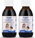 Tummy Calm Dr. Otroci Otroški gas Relief & Upset Stomach Podpora, Alternativne plinske kapljice za novorojenčke in otroke, Safe & Nežna peroralna rešitev, Naravni zaprtje Relief, 5 Fl Oz (Pack z 2)