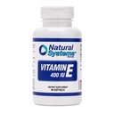 Vitamin E 60 Softgels 400 i.e. by Natural Systems - Vitamin E Dodatki Imunski sistem Podpora * - Vitamin E Mehkužci Nega kože - Naravni Vitamin E Ne-Sladkor, Neumetne arome ali konzervansi