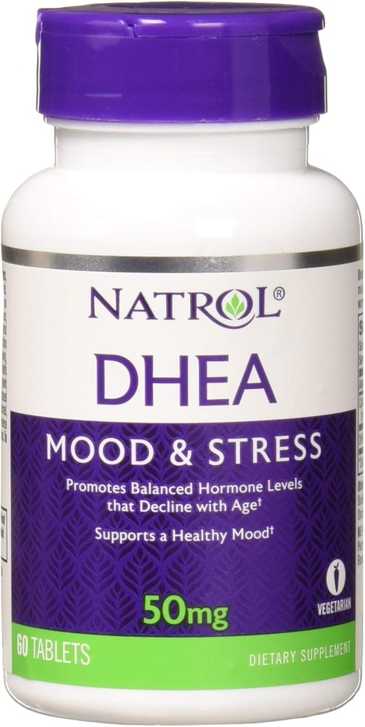 Natrol DHEA 50 mg, 60 tablet (paket 3)