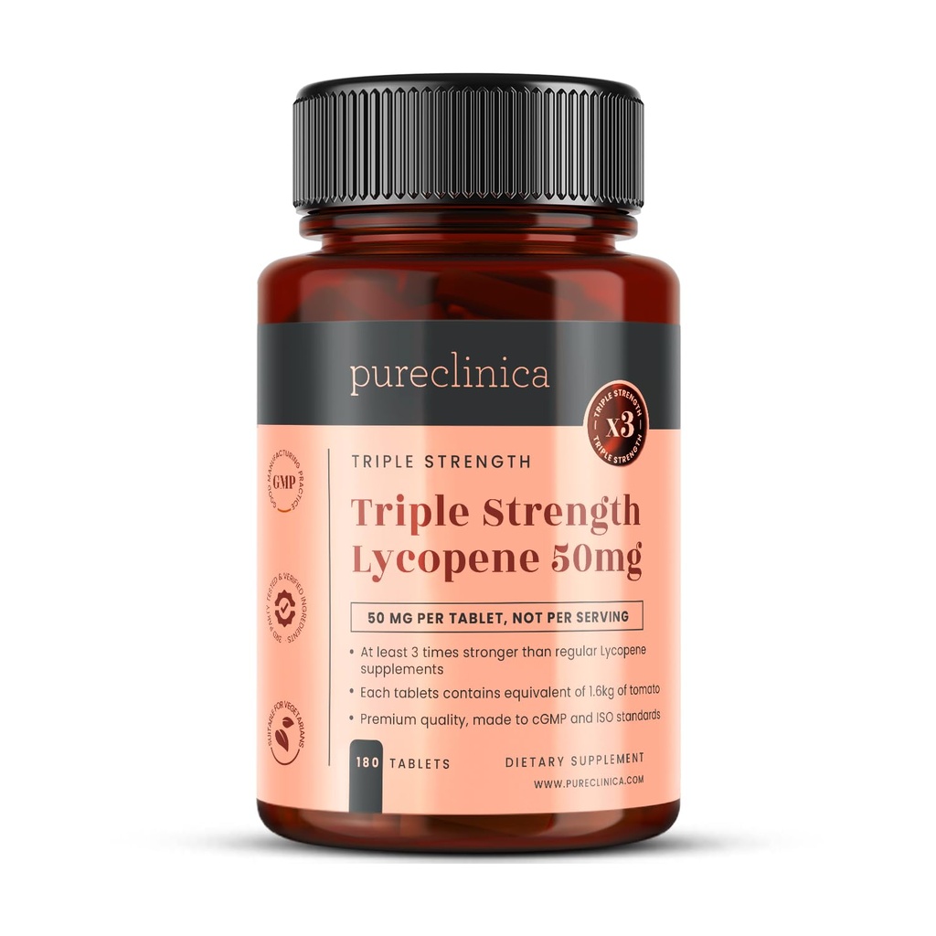 peeclinica likopen 50 mg x 180 tablet (6 mesecev dobave). 300% Jakost rednih tablet likopena