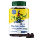 MegaFood Melatonin Gummies - Melatonin 3mg na postrežbo za pomoč Relax & Fall Spi – Spanje Gummies za odrasle - Berry Flavor, Non-GMO, Certified Vegan - 54 Count (27 Servings)