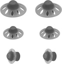6Packs-Starkey slušni aparat Domes Open Oticon slušni aparat Domes majhne srednje velike 3 velikosti kompatibilne s Phonak Marvel & Paradise RIC BTE modeli SDS 4.0-črna