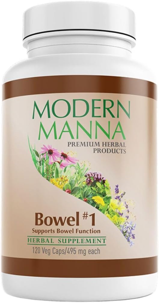 Bowel #1: Formula za zaprtje - naravna zeliščna odvajala - nežna, učinkovita, brez škodljivih stranskih učinkov - Olajša zaprtje, plin, in napihnjenost - Veganska (60-dnevna oskrba, 120 kapsul)