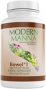 Bowel #1: Formula za zaprtje - naravna zeliščna odvajala - nežna, učinkovita, brez škodljivih stranskih učinkov - Olajša zaprtje, plin, in napihnjenost - Veganska (60-dnevna oskrba, 120 kapsul)