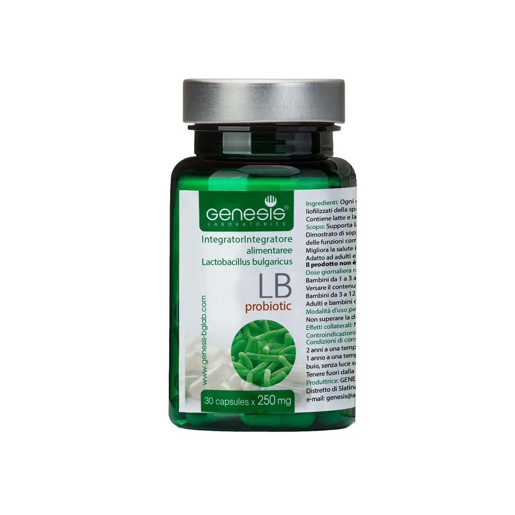 Probiotic Lactobacillus Dopolnilo 30 Kapsule z Lactobacillus Bulgaricus 250 mg Probiotic Digestive Imune Support Gut Health Probiotics for Digestive Health Anti Bloating