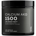 Toniiq 1500mg Ultra visoka čistost Ca AKG dodatek - 99%+ Visokoprečiščen in biorazpoložljiv kalcijev alfa-ketoglutarat - Kalcijev AKG dodatek - 120 Ca-AKG Vegetarijanske kapsule